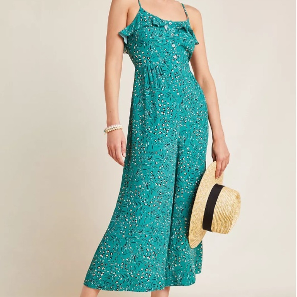 Kachel x Anthropologie Priscilla Ruffled Jumpsuit